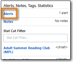 Item Alerts